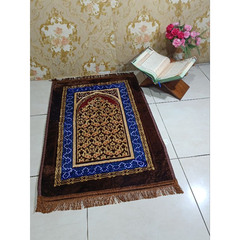 sajadah sholat tebal empuk /sajadah turki/ bisa cod