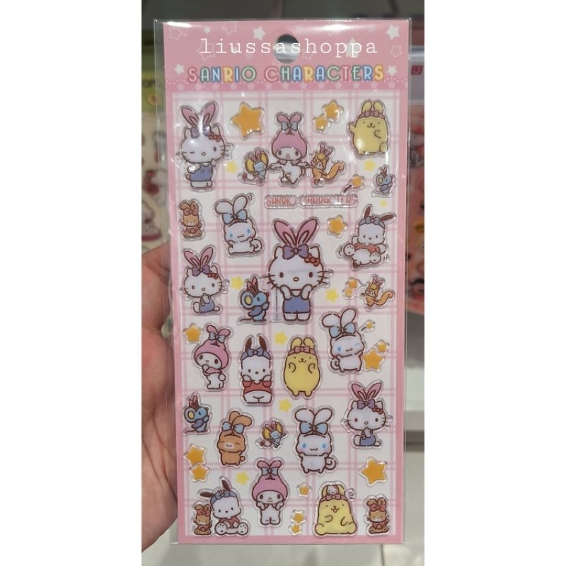 

Stiker Miniso - Sanrio Characters Binding Ears Collection Candy Stickers