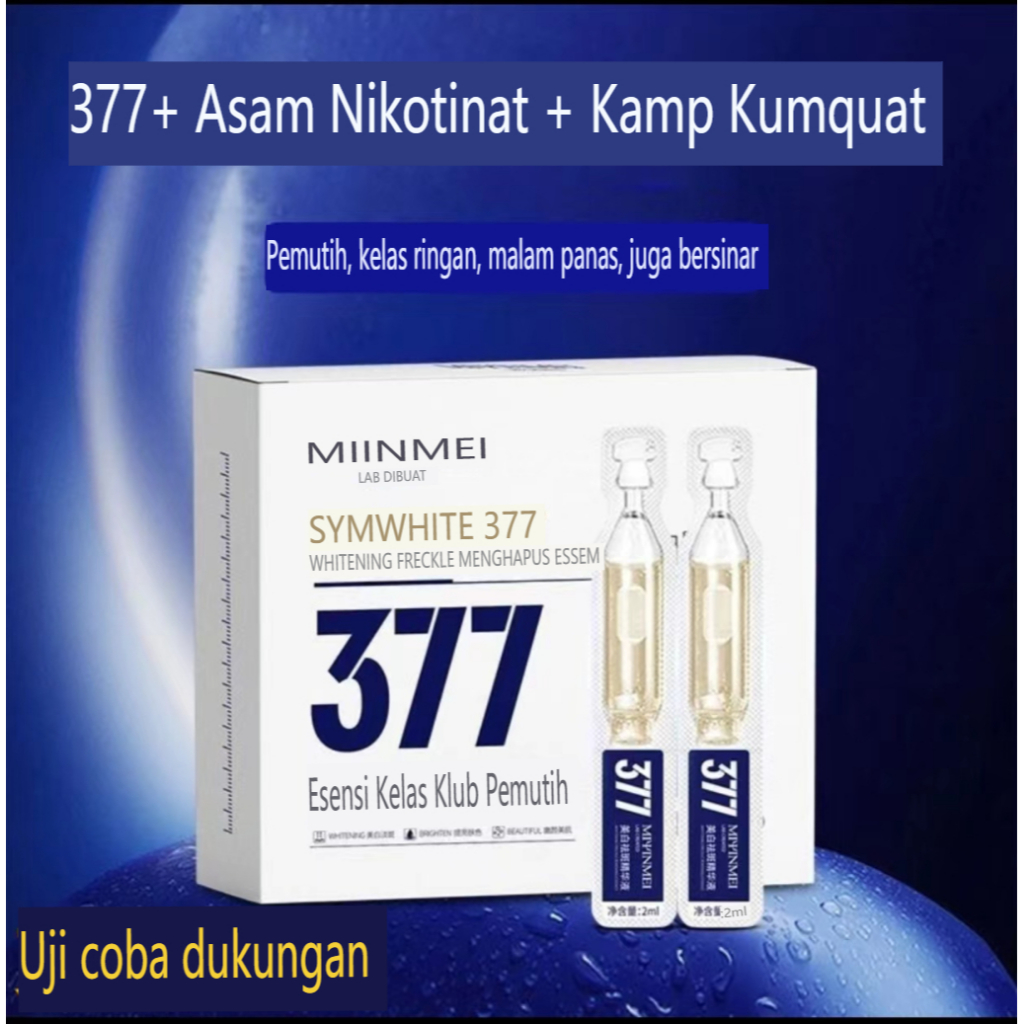 377 Niacinamide Whitening Sub-polishing essence mencerahkan bintik Esensi Pelembab Pemutih Pemutih