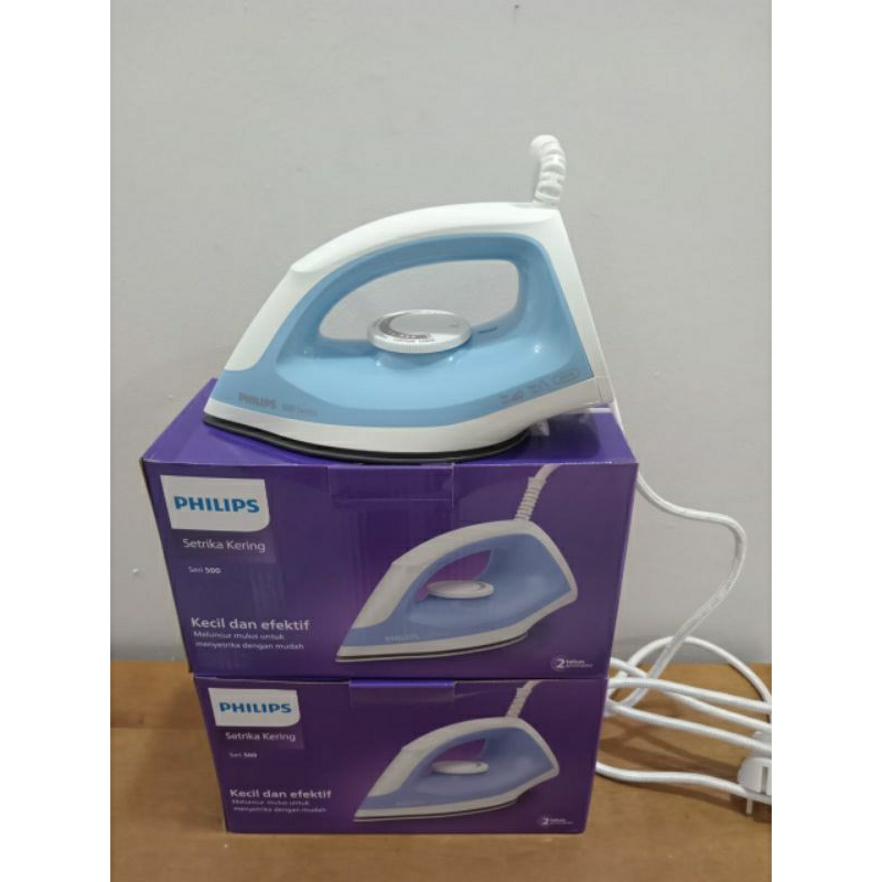 Setrika Listrik Philips seri 500 anti lengket(350W)/Gosokan baju philips