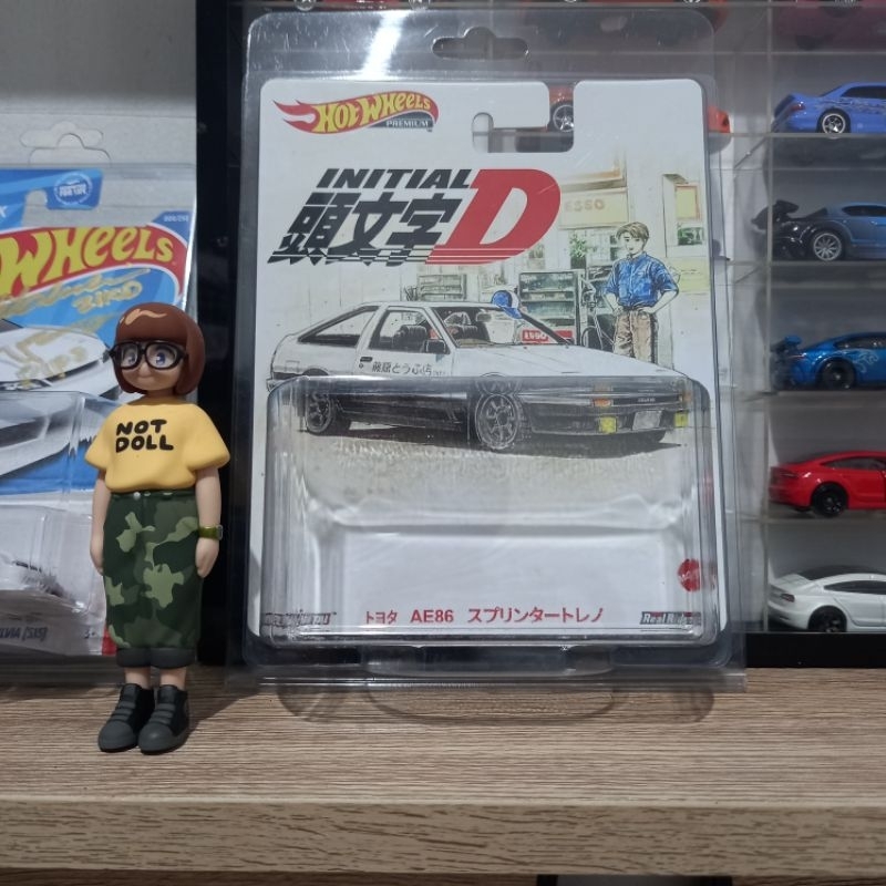 Custom Card Toyota Trueno AE86 Initial D Japan Exclusive Hot Wheels Premium