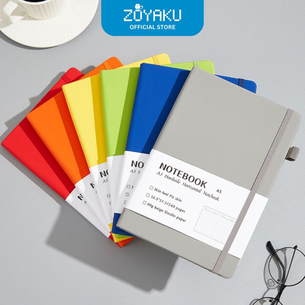 

(120 Lembar) Buku Tulis A5 Bisnis Notebook Catatan Jurnal Cover Kulit PU Berwarna STY7057