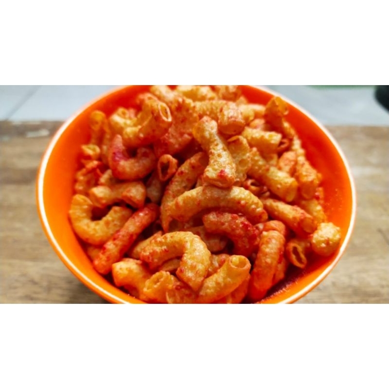 

MAKARONI BALADO / MAKARONI GURIH / RASA BALADO ukuran 100gram