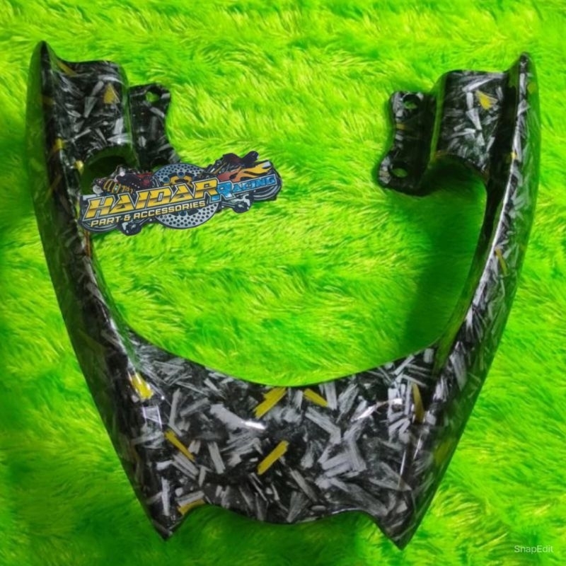 Behel Mio Sporty/Smile ( batman ) Carbon Forget Begel Planger Mio Sporty pegangan Jok Belakang Mio S