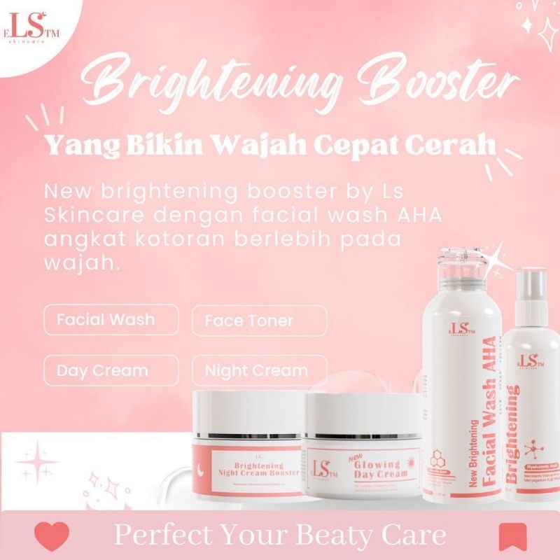 LS SKINCARE Brighthening BOOSTER series BPOM Ls skincare