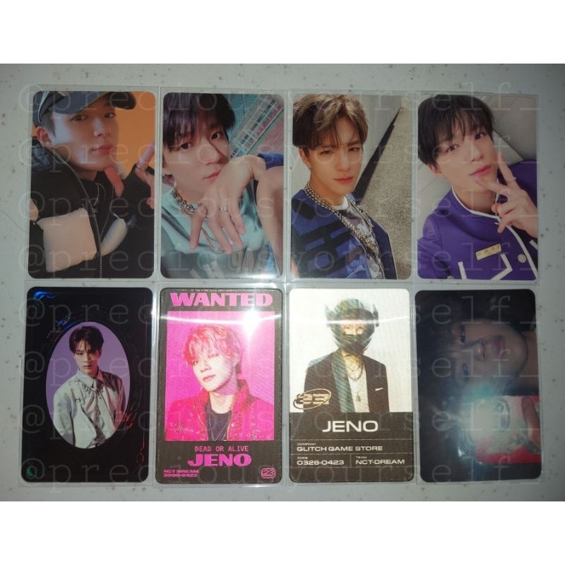 WTS PC Official Jeno Candy Smini ver, Jeno hello ver, Jeno rollin ver, Jeno yearbook card, Jeno lent