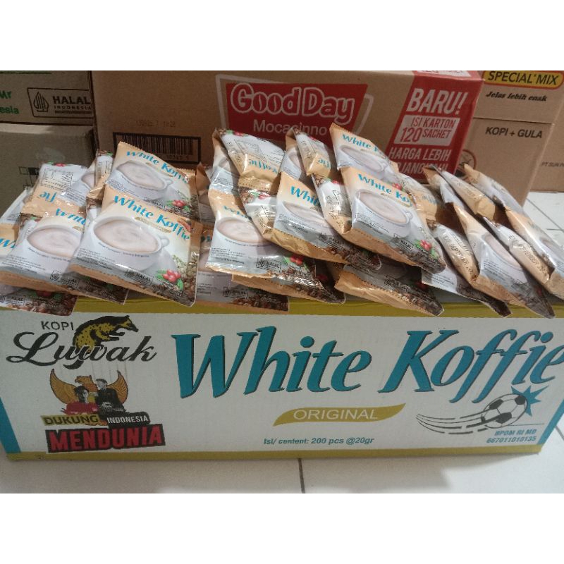 

1 Dus / Karton Luwak White Koffie Original Exp. 2026