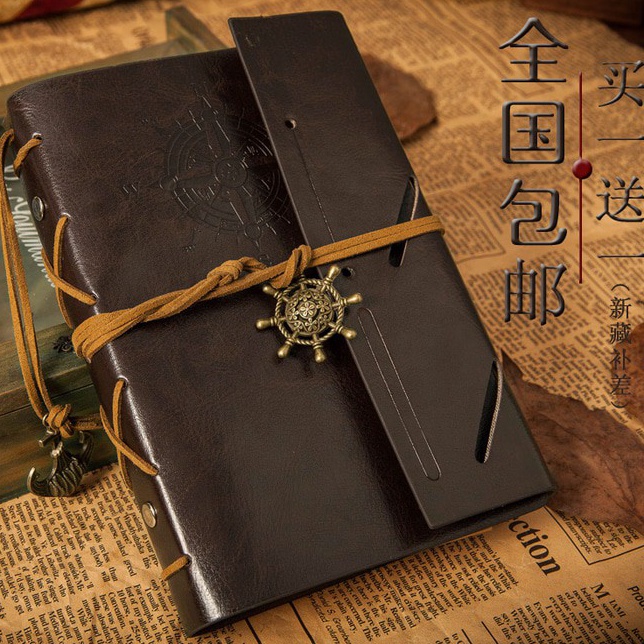 

Spesial Promo Buku Catatan Binder Kulit Retro Pirate Buku Agenda Kulit Notebookp