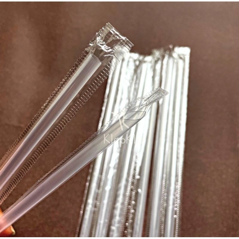 Sedotan Steril Bening / Sedotan Steril