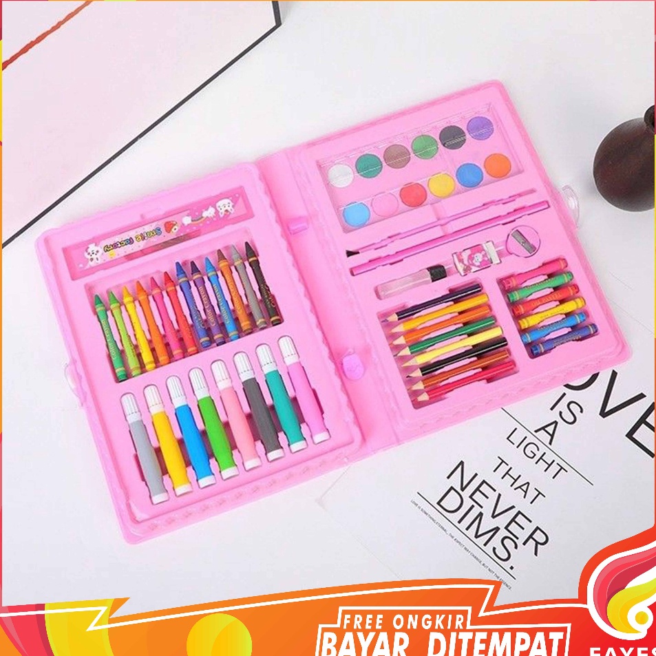 

Grosir Update FAYES COD Set Art Crayon 68 pcs Unicorn Krayon Mewarnai Anak 68pcs Pensil Warna Set 68pcs STY12