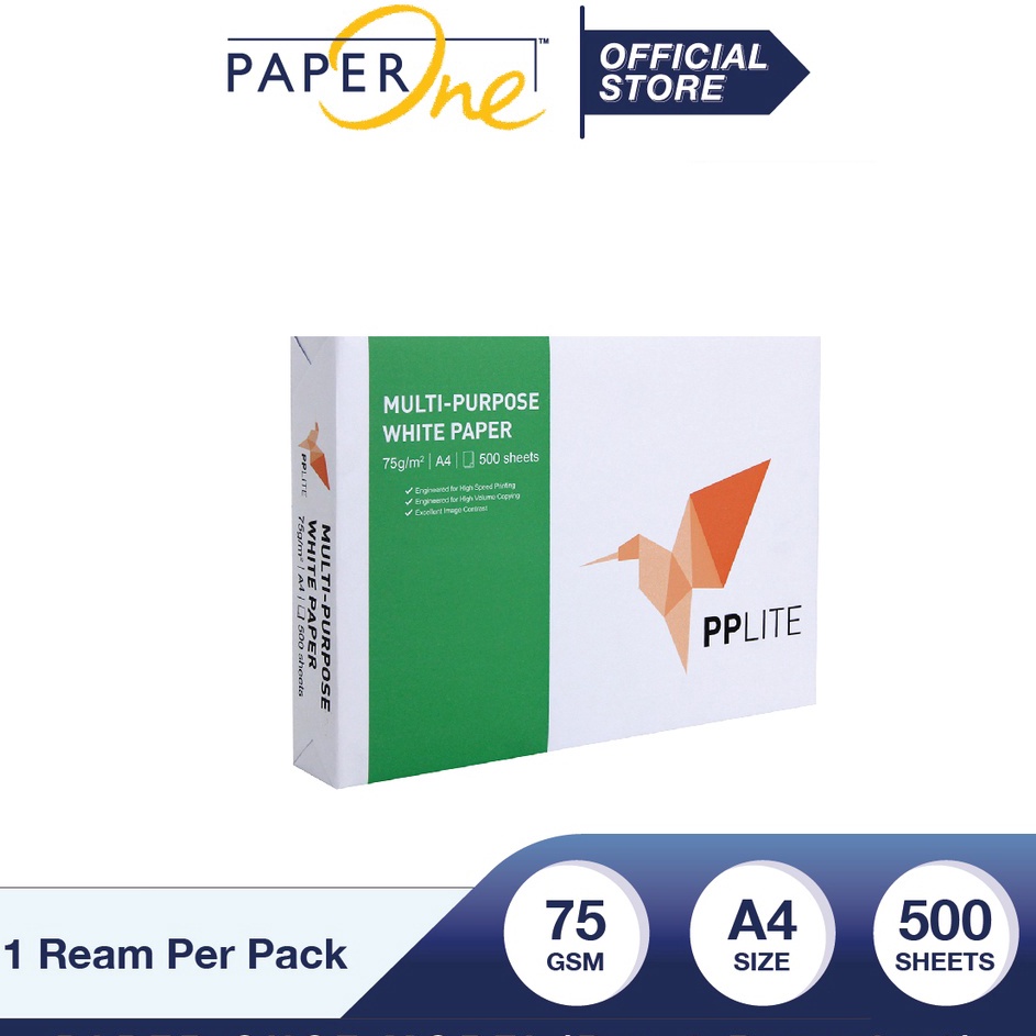 

Sedang Populer PP Lite Kertas A4 75gr Copier 1 Rim 5 lembar Kertas HVS A4 Kertas Fotocopy