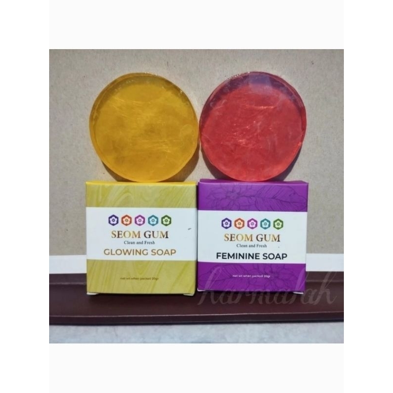 Sabun SEOM GUM glowing soap original/SEOM GUM feminine soap BPOM.
