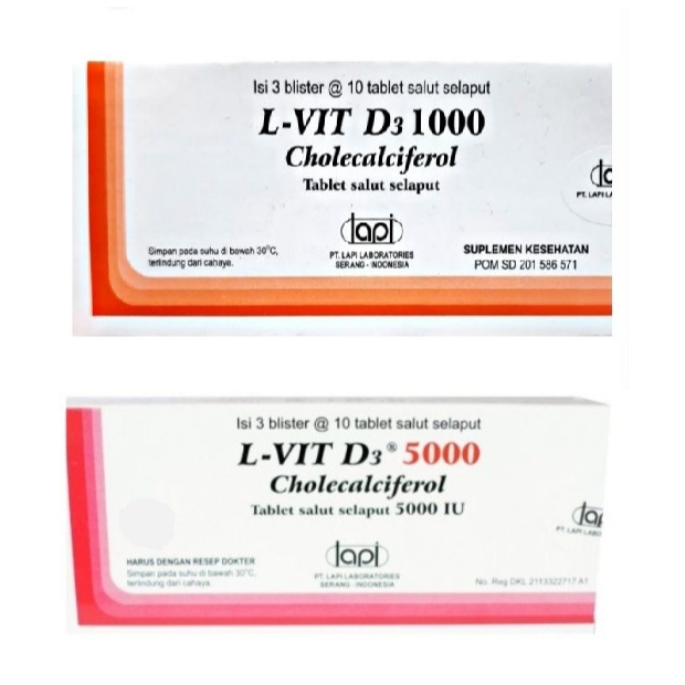 L-Vit D3 1000 / 5000 - L Vit D3 1000 / 5000 - Vitamin D3 1000 IU / 5000 IU - Vit D3