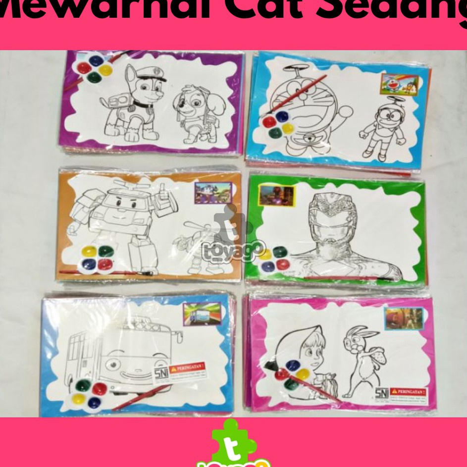 

Model Cantik Mewarnai Cat Air Sedang 1 Pcs Grosir Murah mewarnai cat new toyago toys
