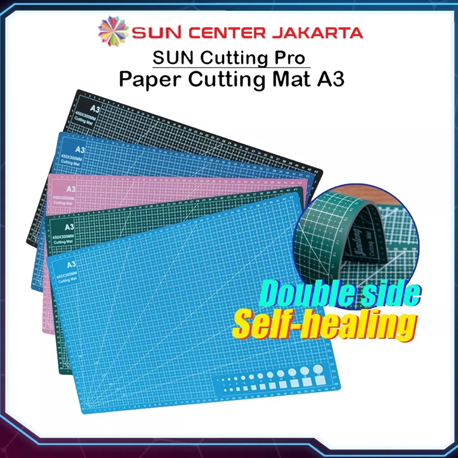 

Gratis Garansi Alas Potong Kertas Cutting Mat Uk A3 A4 A5 Bahan PVC DoubleSide Self Healing untuk potong kertas HVS Foto Art Paper Silky Doff Kartu Nama