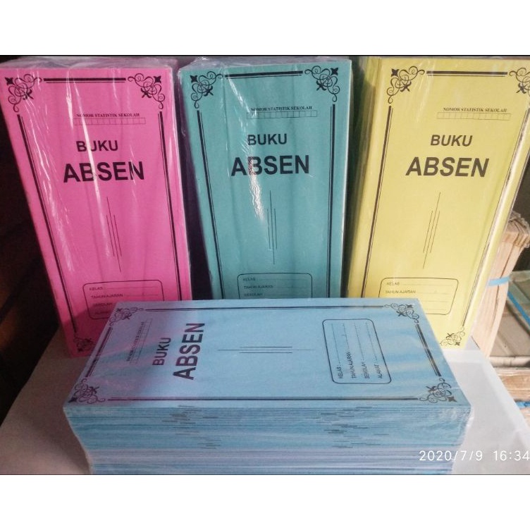 

Hemat BUKU ABSEN ISI 1 PCS BUKU ABSEN MURAH