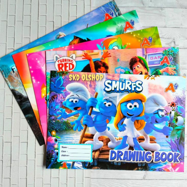 

Grosir Merakyat Buku Gambar Drawing Book murah A4 Isi 5 Pcs