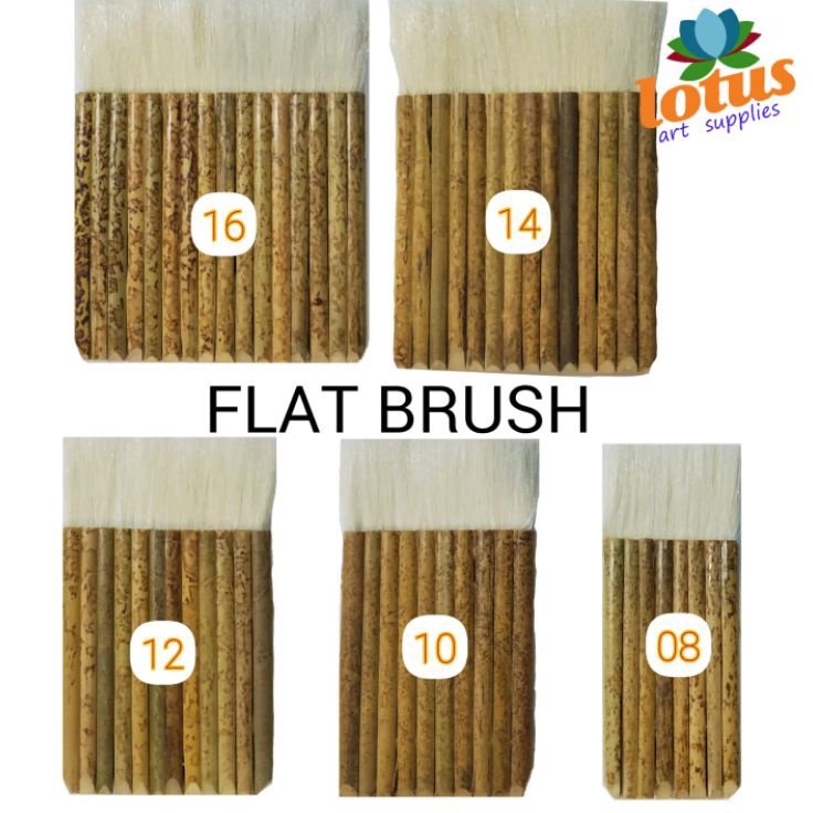 

Update Sekarang Lotus Bamboo Flat Brush Kuas Bambu Sejajar