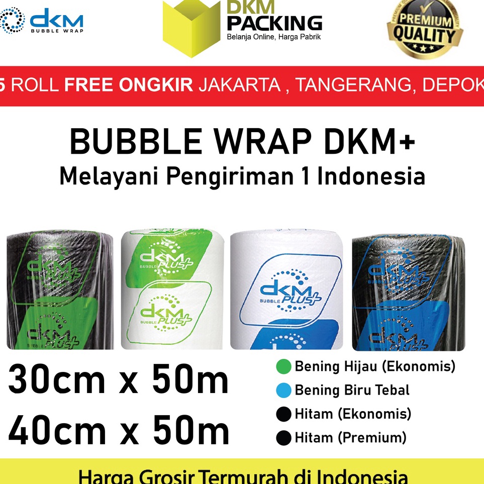 

Lagi Dicari Plastik Bubble Wrap DKM PLUS 5 Meter Bubblewrap TERMURAH SE INDONESIA