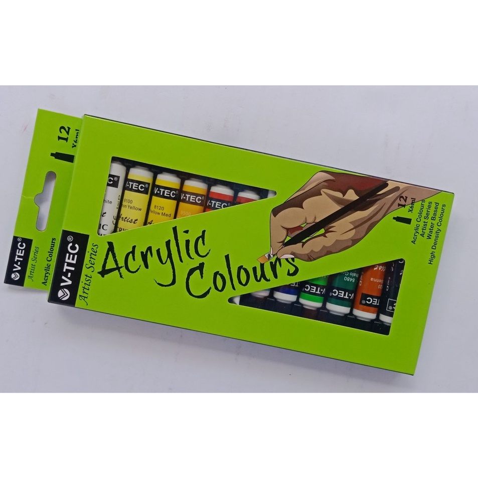 

Penjualan Mutu Cat Acrylic vtec 12 warna 6 ml