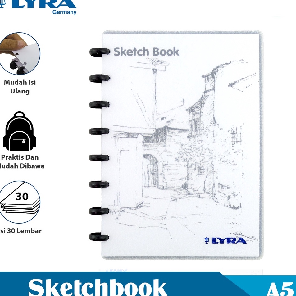

Murah Diskon Lyra Buku Sketsa Ukuran A5 3 Lembar Sketch Book Binder Buku Bergambar Lyr92125
