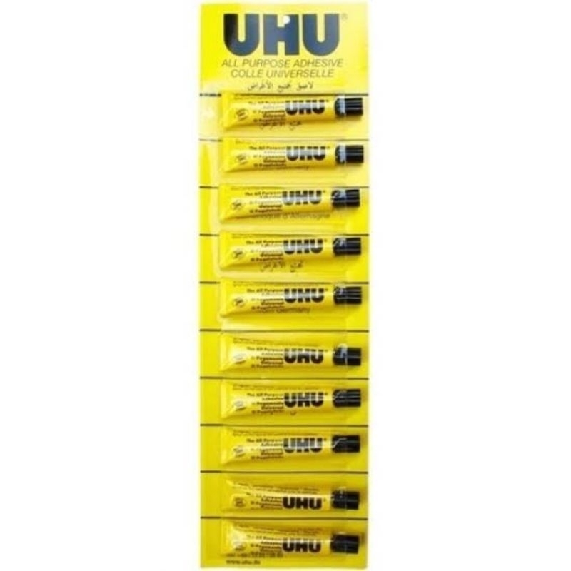 

Lem UHU Cair Kecil 7ml Renceng Isi 10 Pcs