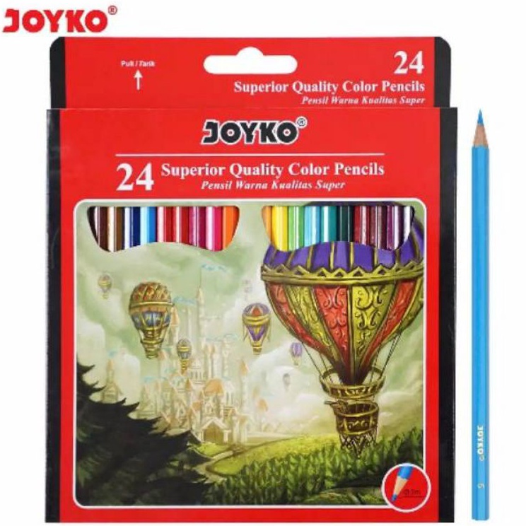 

Promo Spesial PENSIL 24 WARNA PANJANG JOYKO CP 11