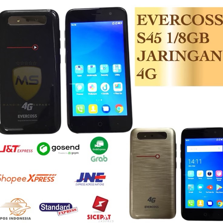 HP Hp Android Evercos S45 Jaringan 4G LTE mulus  Android NLG G3 Pro 55inchi Ram 2gb Rom 16GB Android