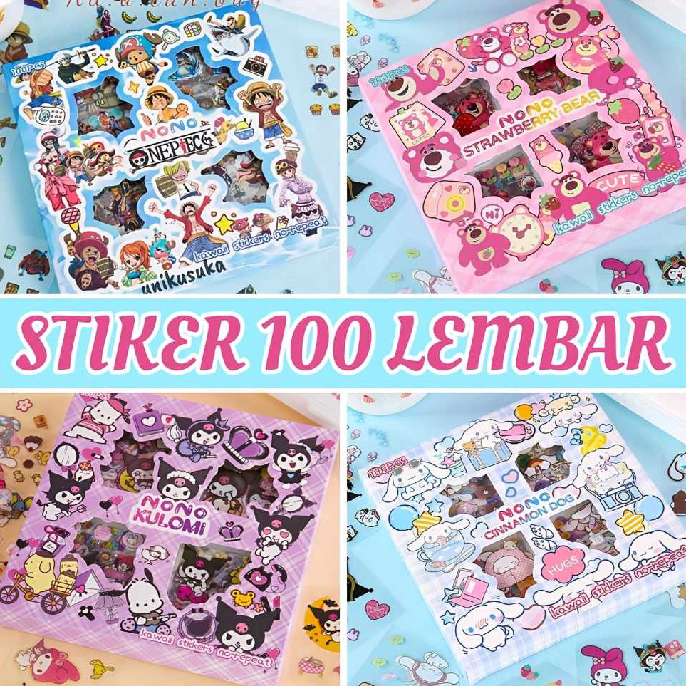 

Murah Terlaris Sticker isi 1 LEMBAR ONEPIECE KUROMI CINNAMON SANRIO STRAWBEAR
