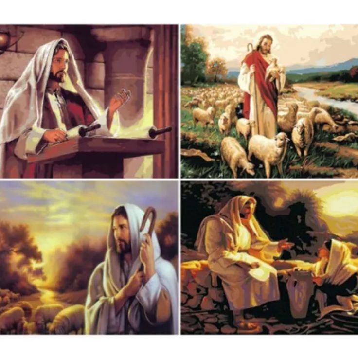 

New Trending Paint By Number Faith Collection Canvas Painting By Numbers