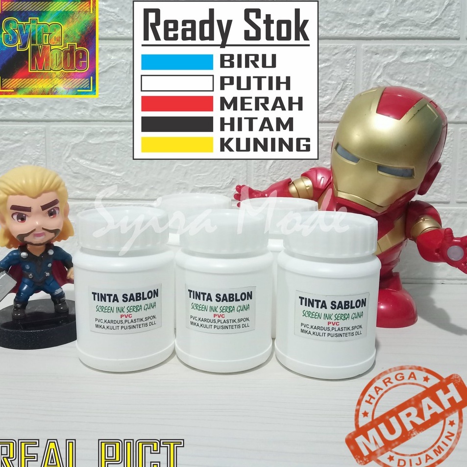 

Get Bonus Cat PVC Murah Cat PVC Cat Sablon PVC Vinyl Ink Oil Base Cat PVC 25 Gram
