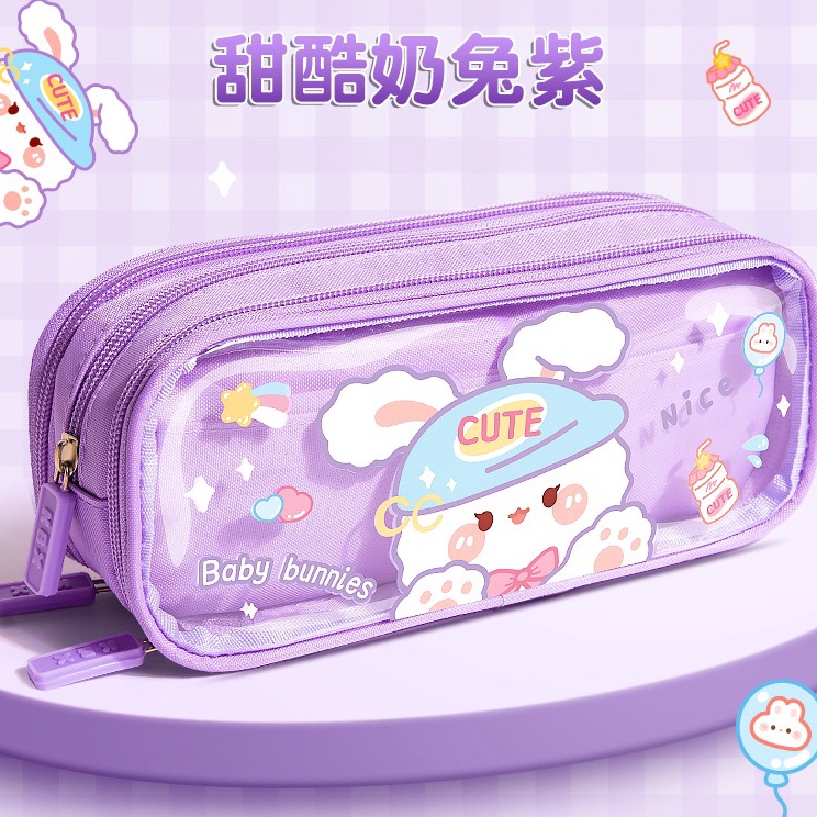 

Serba Grosir Kapuas Tempat Pensil Anak Dewasa Trasnparan Motif Cartoon PC8