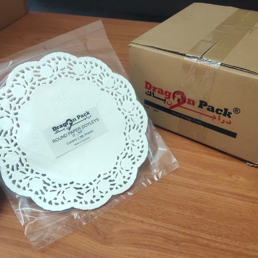 

Super Jaminan Doilies Paper Round 85 inchi Kertas Alas Renda Kue 1 Lembar