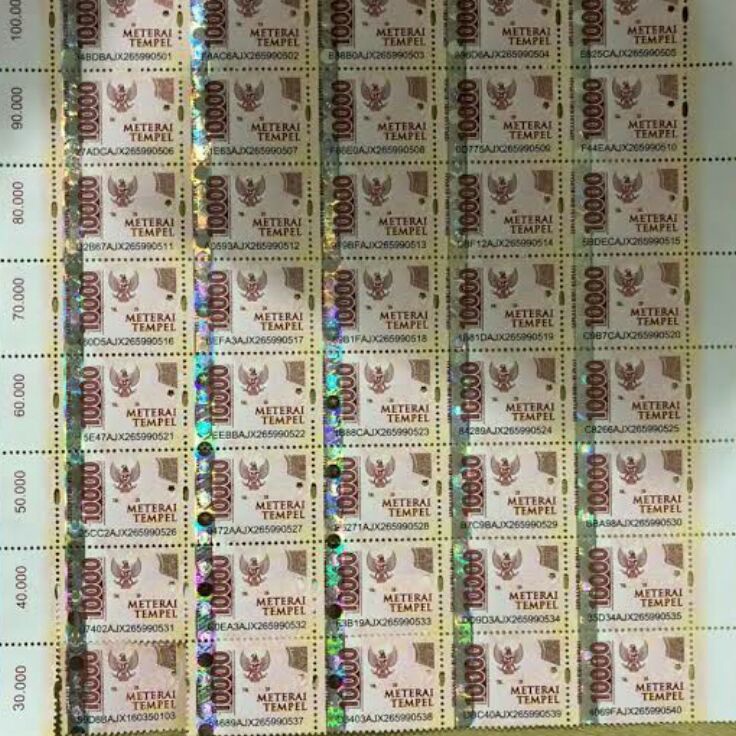 

Murah Baru Meterai 1 Baru ORIGINAL Materai Meterai 1 Meterai Tempel 1 Meterai 1 Original