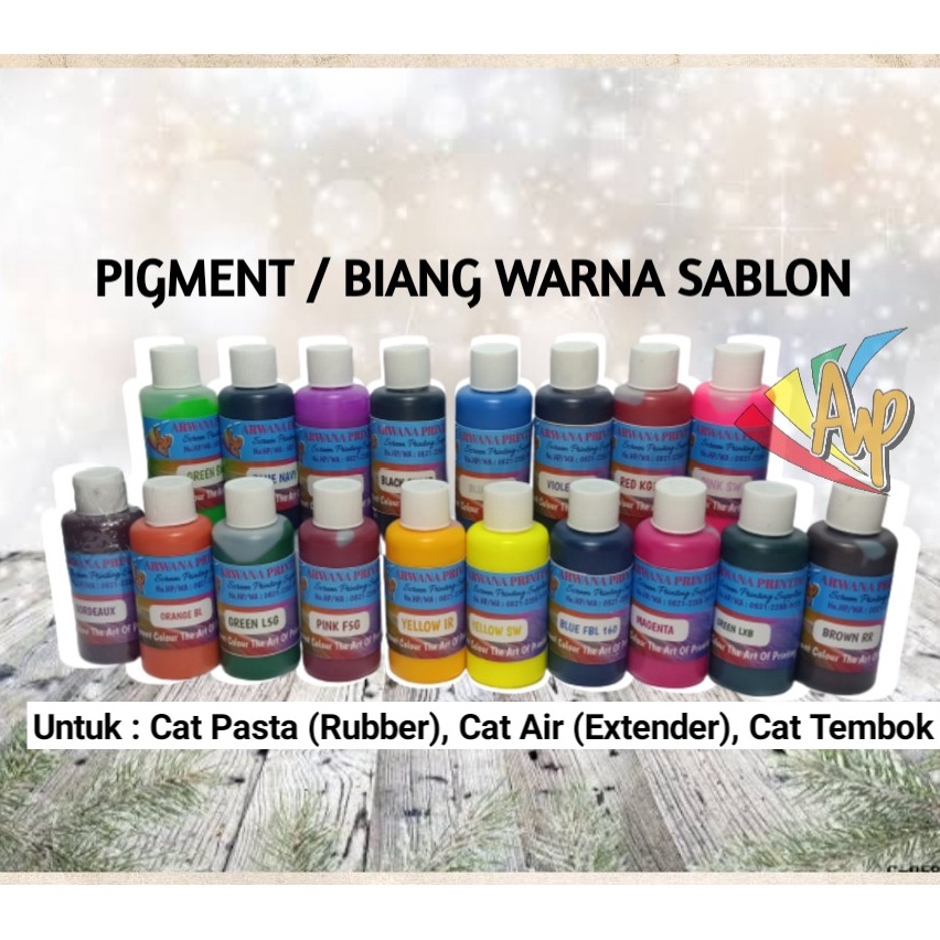 

Top Shipment Pigment Biang Warna Sablon 1 Gram