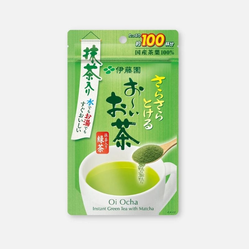 

ITOEN Oi Ocha Japanese Green Tea powder, instant green tea with Matcha