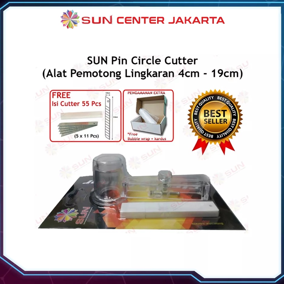 

Top Sale Circle Cutter Premium 4 cm 19 cm 8 32 cm Pisau Alat Potong Kertas Sticker Bulat Lingkaran Bundar Kualitas Eksport bisa potong sticker bontax camel photo glossy sticker kertas foto HVS Inkjet Art paper Duplex Vinyl Silky