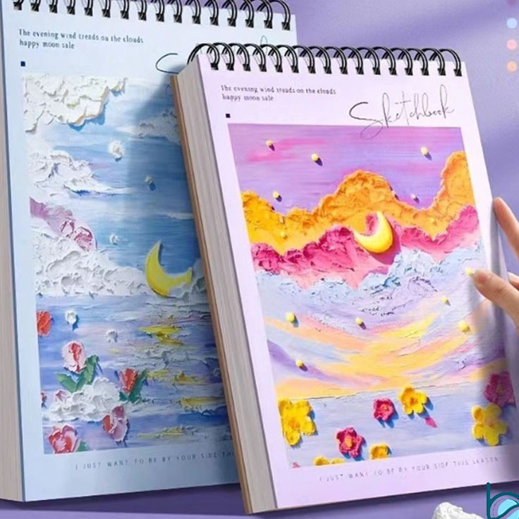 

Super Untung Buku Sketsa A4 Motif BungaSketchbook A4 Aesthetic Buku Gambar Vertikal Jilid Spiral 6Lembar Best Stationary