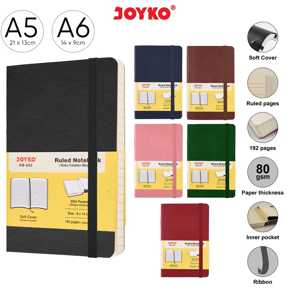 

Update Termurah Notebook Buku Tulis Catatan Diary Agenda Joyko Soft Cover