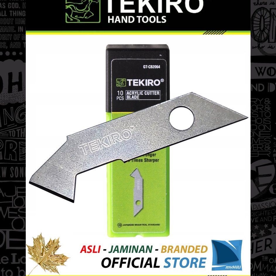 

Super Update Isi Pisau Akrilik Khusus Pemotong Acrylic CT263 1 pcs SANGAT TAJAM dan KUAT Refill Cutter TEKIRO