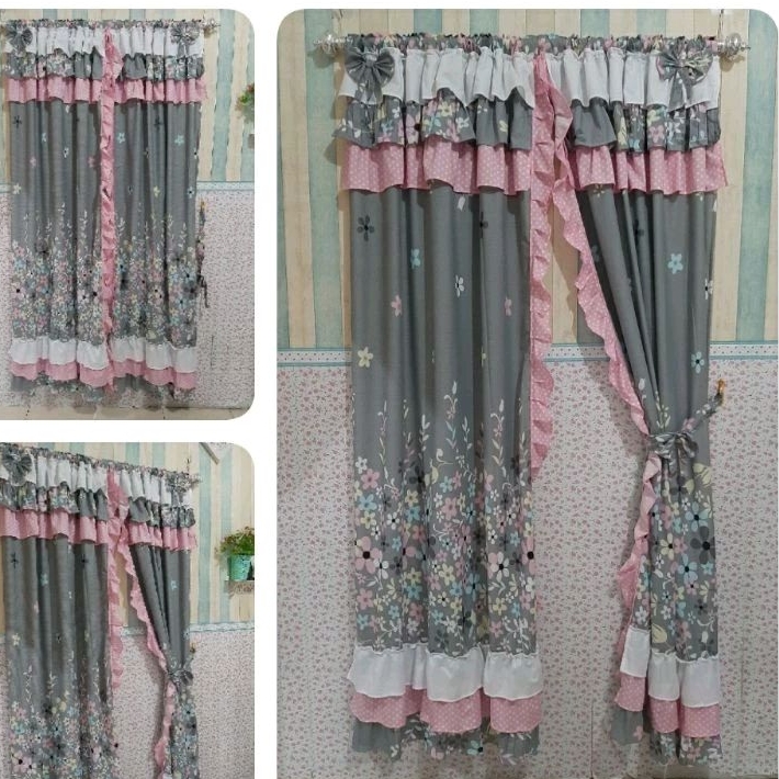 Gorden serut shabby 6 leyer rempel samping