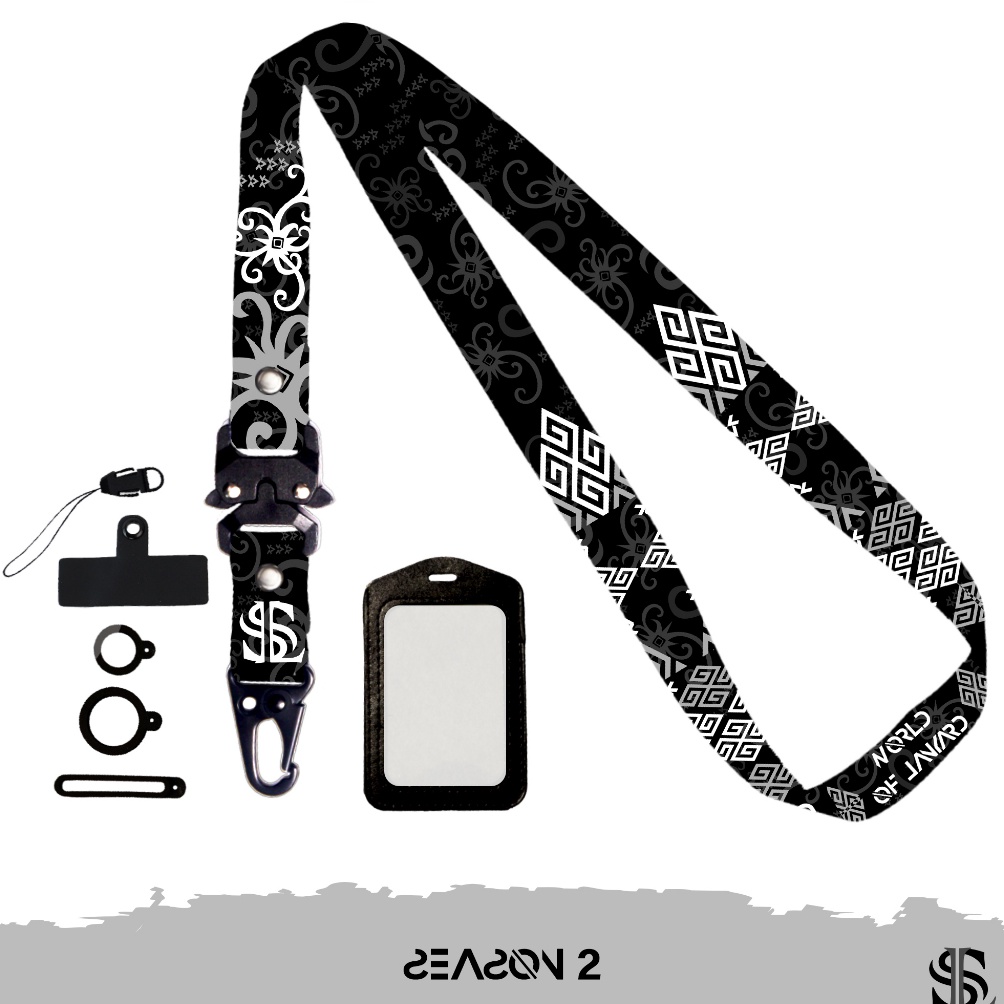 

KODE K6Z3 Sumber Lanyard Tali Id Card Batik Series Batik V1 2cm