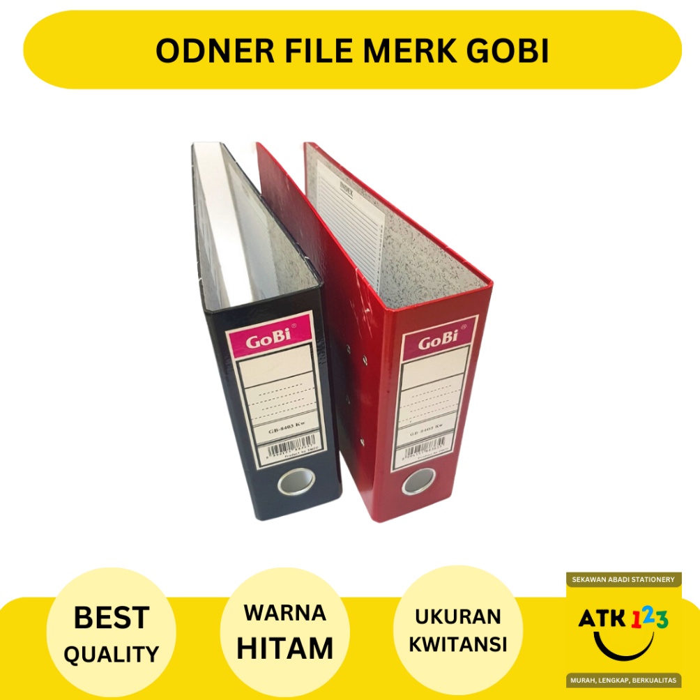 

KODE F7V Odner Ordner Otner Orgenizer Merk Gobi Kwitansi 7cm