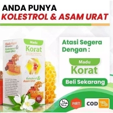 

TERBATAS!!! Korat - Madu Korat 2 Botol Madu Korat Original Madu Membantu Mengatasi Penyakit Asam Urat