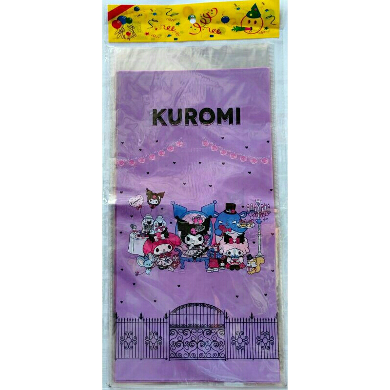

plastik snack plastik souvenir ulang tahun isi 10 lembar karakter Kuromi