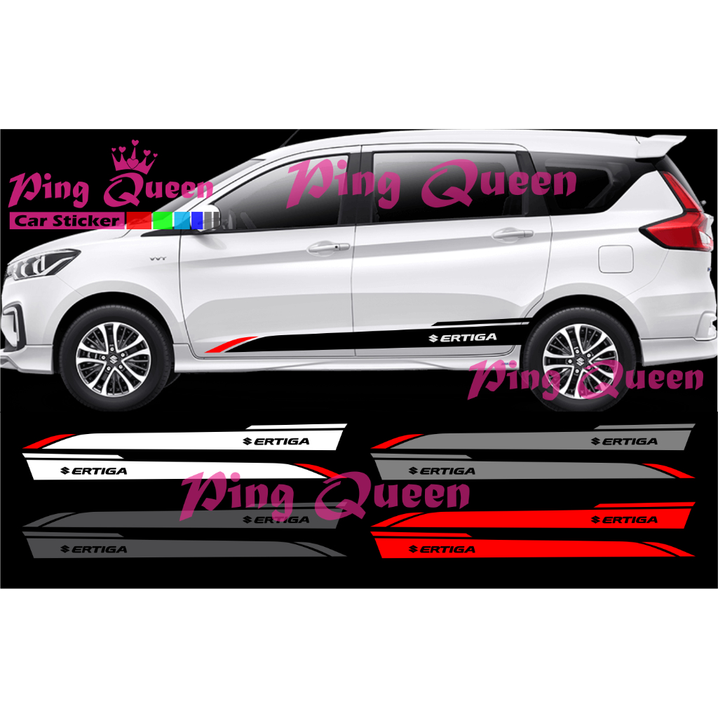 Cutting Sticker mobil ertiga sticker list mobil suzuki ertiga
