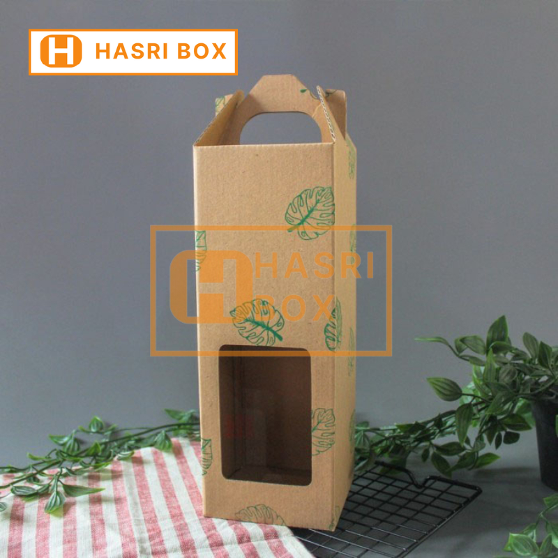 

(10 pcs) Kardus Botol Kale 1Liter Kotak Karton Dus Box Jinjing Kemasan Minuman 1000ml Toples Jar 9cm