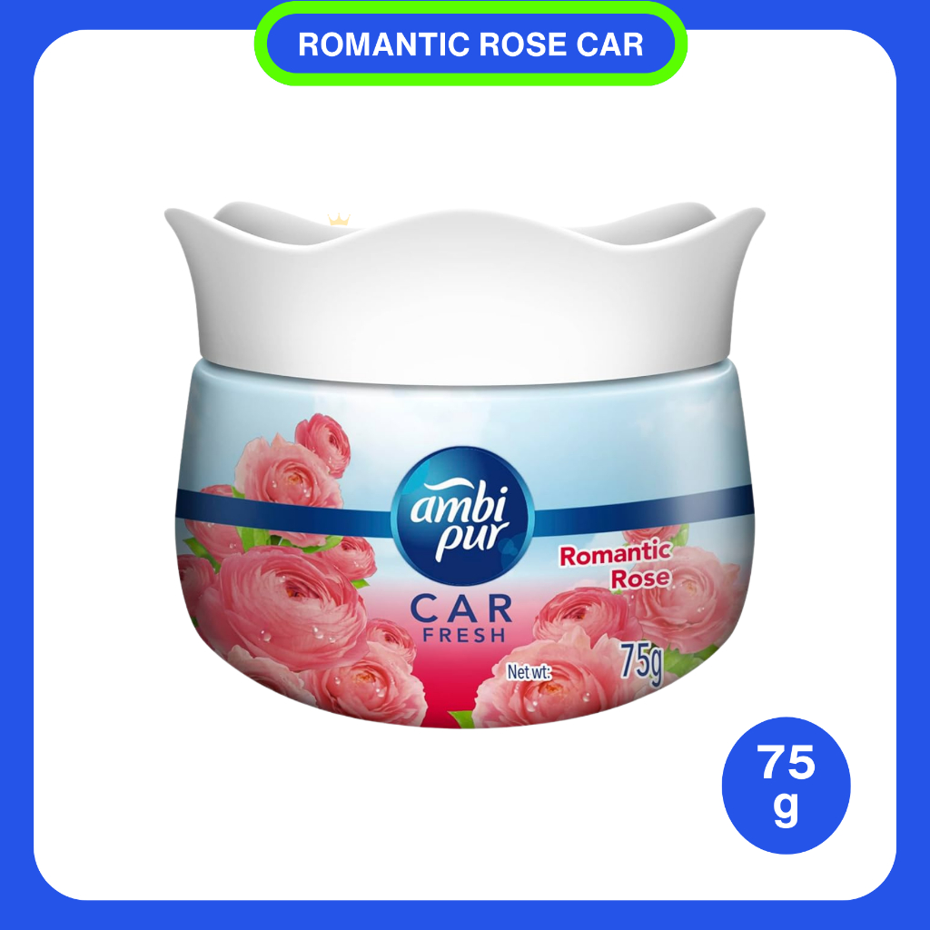 AmbiPur Car, Pewangi Mobil. Romantic Rose. Pengharum Mobil 75g