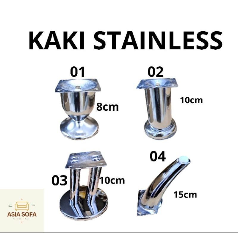 KAKI SOFA STAINLESS - KAKI MEJA
