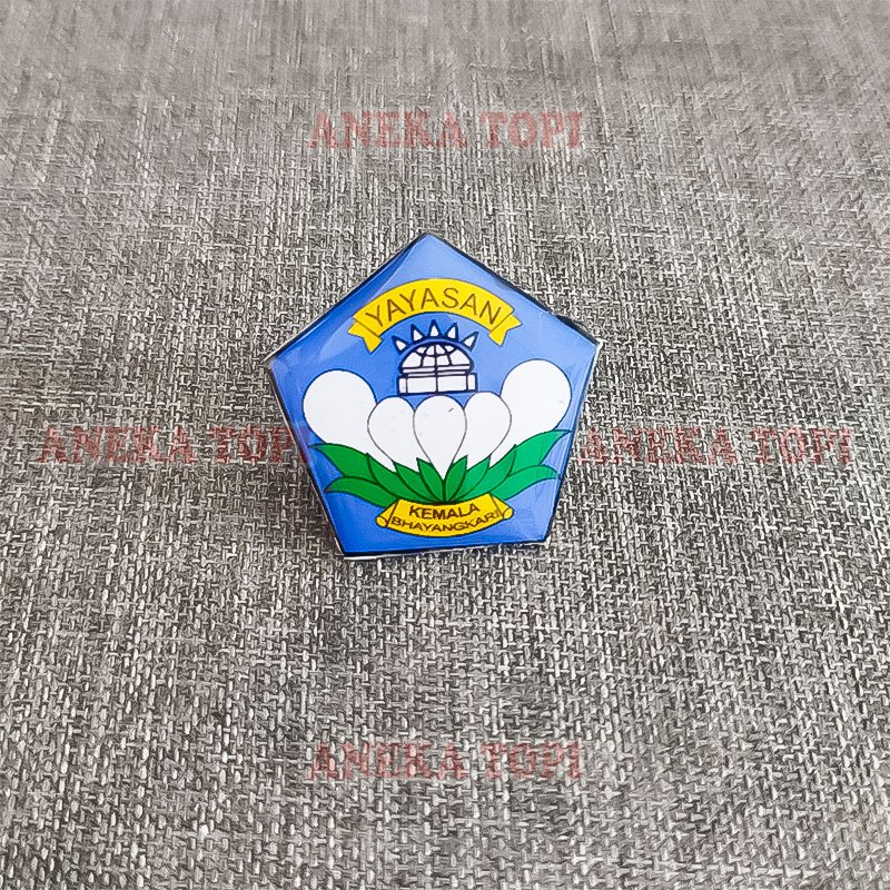 Pin Bros Logo YKB Lencana Yayasan Kemala Bhayangkari - Aneka Topi